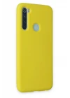 Xiaomi Redmi Note 8 Kılıf Nano içi Kadife Silikon - Sarı