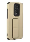 Xiaomi Redmi Note 8 Pro Kılıf Mega Standlı Silikon - Gold