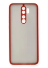 Xiaomi Redmi Note 8 Pro Kılıf Montreal Silikon Kapak - Kırmızı