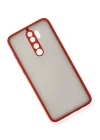 Xiaomi Redmi Note 8 Pro Kılıf Montreal Silikon Kapak - Kırmızı