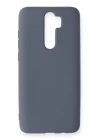 Xiaomi Redmi Note 8 Pro Kılıf Nano içi Kadife Silikon - Gri