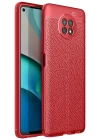 Xiaomi Redmi Note 9 5G Kılıf Auto Focus Kapak - Kırmızı