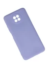Xiaomi Redmi Note 9 5G Kılıf Nano içi Kadife Silikon - Lila