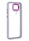 Xiaomi Redmi Note 9 Kılıf Dora Kapak - Lila