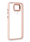 Xiaomi Redmi Note 9 Kılıf Dora Kapak - Pudra