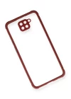 Xiaomi Redmi Note 9 Kılıf Miami Şeffaf Silikon - Fuşya