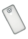 Xiaomi Redmi Note 9 Kılıf Montreal Silikon Kapak - Gri