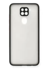Xiaomi Redmi Note 9 Kılıf Montreal Silikon Kapak - Siyah