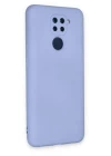 Xiaomi Redmi Note 9 Kılıf Nano içi Kadife Silikon - Lila