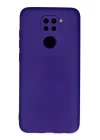 Xiaomi Redmi Note 9 Kılıf Nano içi Kadife Silikon - Mor