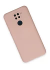 Xiaomi Redmi Note 9 Kılıf Nano içi Kadife Silikon - Pudra