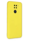 Xiaomi Redmi Note 9 Kılıf Nano içi Kadife Silikon - Sarı