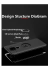 Xiaomi Redmi Note 9 Kılıf Range Yüzüklü Silikon - Siyah-Gold