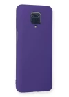 Xiaomi Redmi Note 9 Pro Kılıf Nano içi Kadife Silikon - Mor
