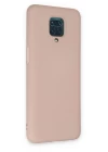 Xiaomi Redmi Note 9 Pro Kılıf Nano içi Kadife Silikon - Pudra