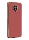 Xiaomi Redmi Note 9 Pro Kılıf Volet Silikon - Kırmızı
