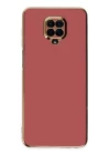 Xiaomi Redmi Note 9 Pro Kılıf Volet Silikon - Kırmızı