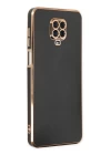Xiaomi Redmi Note 9 Pro Kılıf Volet Silikon - Siyah