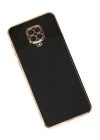 Xiaomi Redmi Note 9 Pro Kılıf Volet Silikon - Siyah
