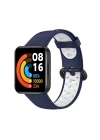 Xiaomi Redmi Watch 2 Spor Delikli Kordon - Lacivert-Beyaz