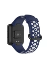 Xiaomi Redmi Watch 2 Spor Delikli Kordon - Lacivert-Beyaz