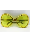 Yeşilçam Temalı Parti Gözlüğü Gold Renk 7x16 cm
