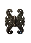 Zamak Kelebek Menteşe - Büyük, 50x67mm, Oksit, 1 Adet