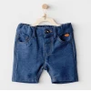 Andywawa Ac25939 Casual Bebek Şort İndigo