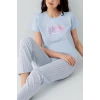 Arnetta 3598-s Kısa Kol Pijama Takımı