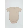 Bistyle Organik Natural Basic Style Yarım Kol Body Bs17103 Bej
