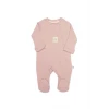Bistyle Style Natural Fermuarlı Bebe Tulum 15115 Pembe