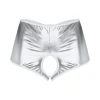Fantezi Gümüş Özel Bölgeleri Açık Parlak Külot