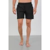Giyim Erkek Fermuarlı Cepli Deniz Şortu Siyah