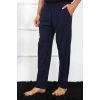 Giyim Erkek Pamuk Lacivert Tek Alt Pijama