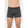 Giyim Erkek Pamuk Likralı Boxer Antrasit