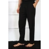 Giyim Erkek Pamuk Siyah Tek Alt Pijama