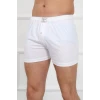 Giyim Erkek Penye Boxer Beyaz