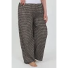 Giyim Kadın Büyük Beden Bürümcük Pantolon  Kahve