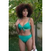 Giyim Kadın Destekli Fiyonklu Alt Üst Yeşil Bikini Takım
