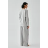 Giyim Kadın Gri Koç Burcu Oversize 2 İplik Eşofman Ev Giyim Takımı