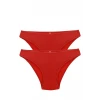 Giyim Kadın Kırmızı 2li Slip