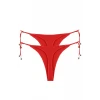 Giyim Kadın Kırmızı Yandan Bağlamalı 2li Tanga Slip