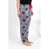 Giyim Kadın Pamuklu Büyük Beden Alt Pijama Somon