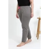 Giyim Kadın Pamuklu Büyük Beden Alt Pijama Vizon