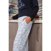 Giyim Kadın Penye Uzun Kol Pijama Takım Laciver