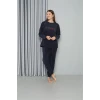Giyim Polar Kadın Pijama Takımı Lacivert