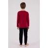 U.s. Polo Assn Uzun Kol Pijama Takım Us2203-4 Bordo