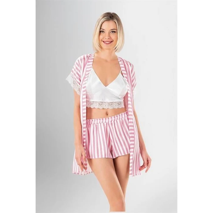 3lü Şort Takımı Desenli