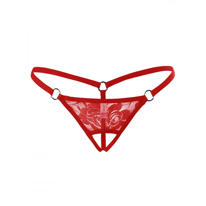 Ağı Açık Dantelli Büyük Beden Fantezi G String