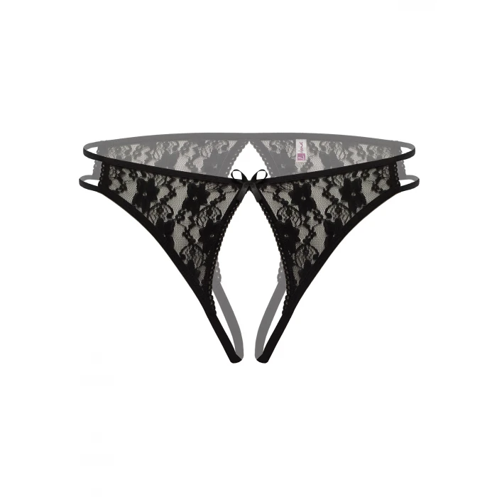 Ağı Açık Kadın Siyah Fantezi Külot